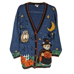 HALLOWEEN cardigan vintage oversized